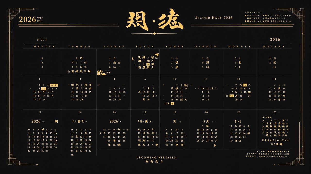 动漫 动漫独家：2026下半年追番日历